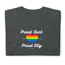 Proud Aunt Ally Pride Short-Sleeve Unisex T-Shirt - Rose Gold Co. Shop