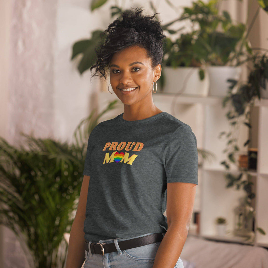 Proud Mom rainbow pride t-shirt, view 9 — Rose Gold Co