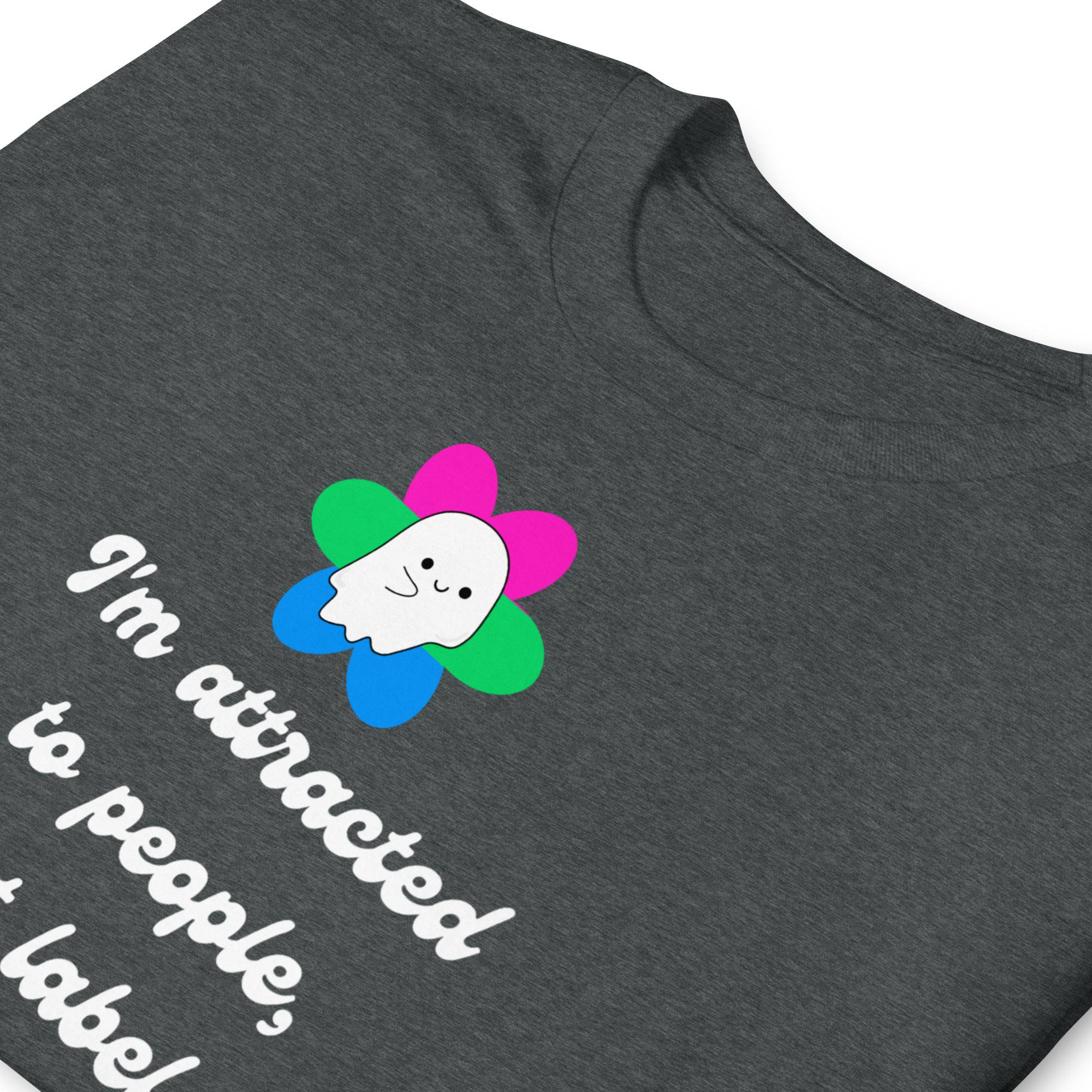 People Not Labels polysexual tee, view 8 — Rose Gold Co