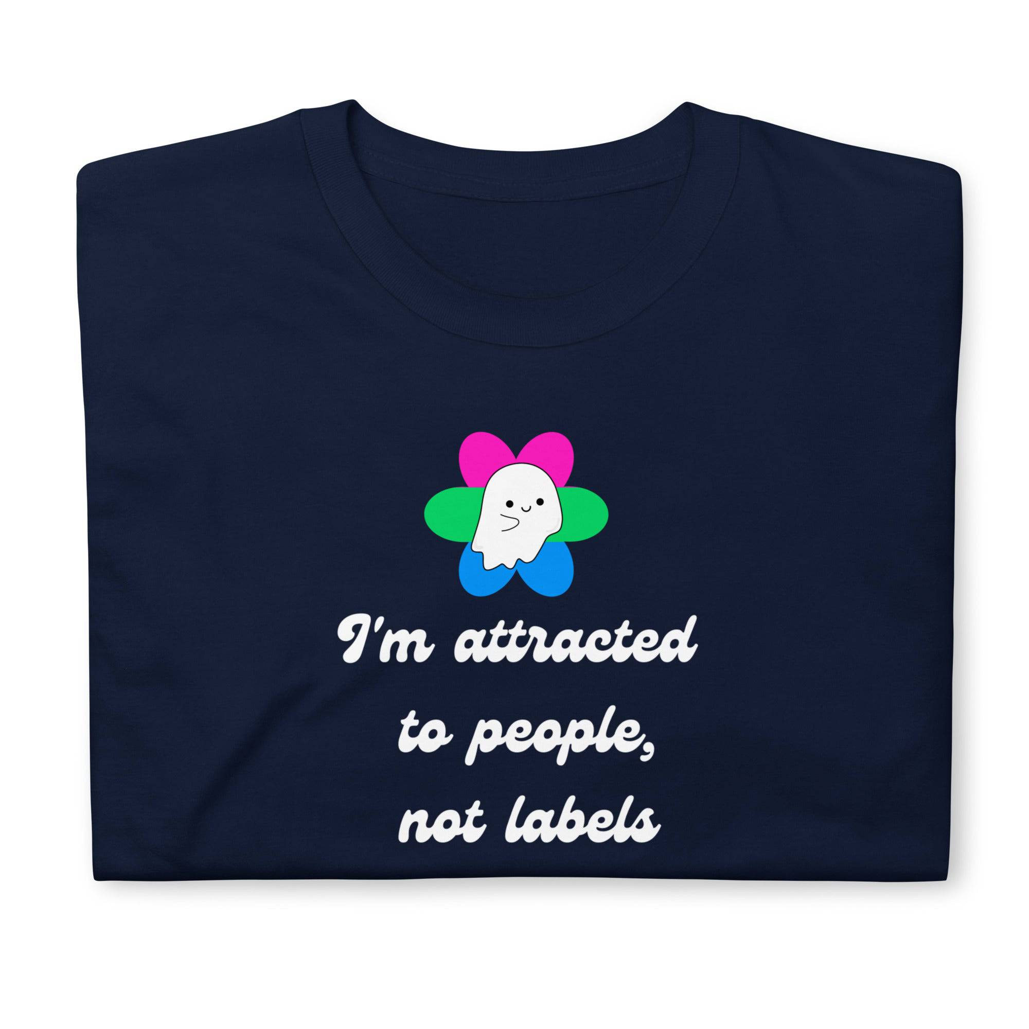 People Not Labels polysexual tee, view 5 — Rose Gold Co
