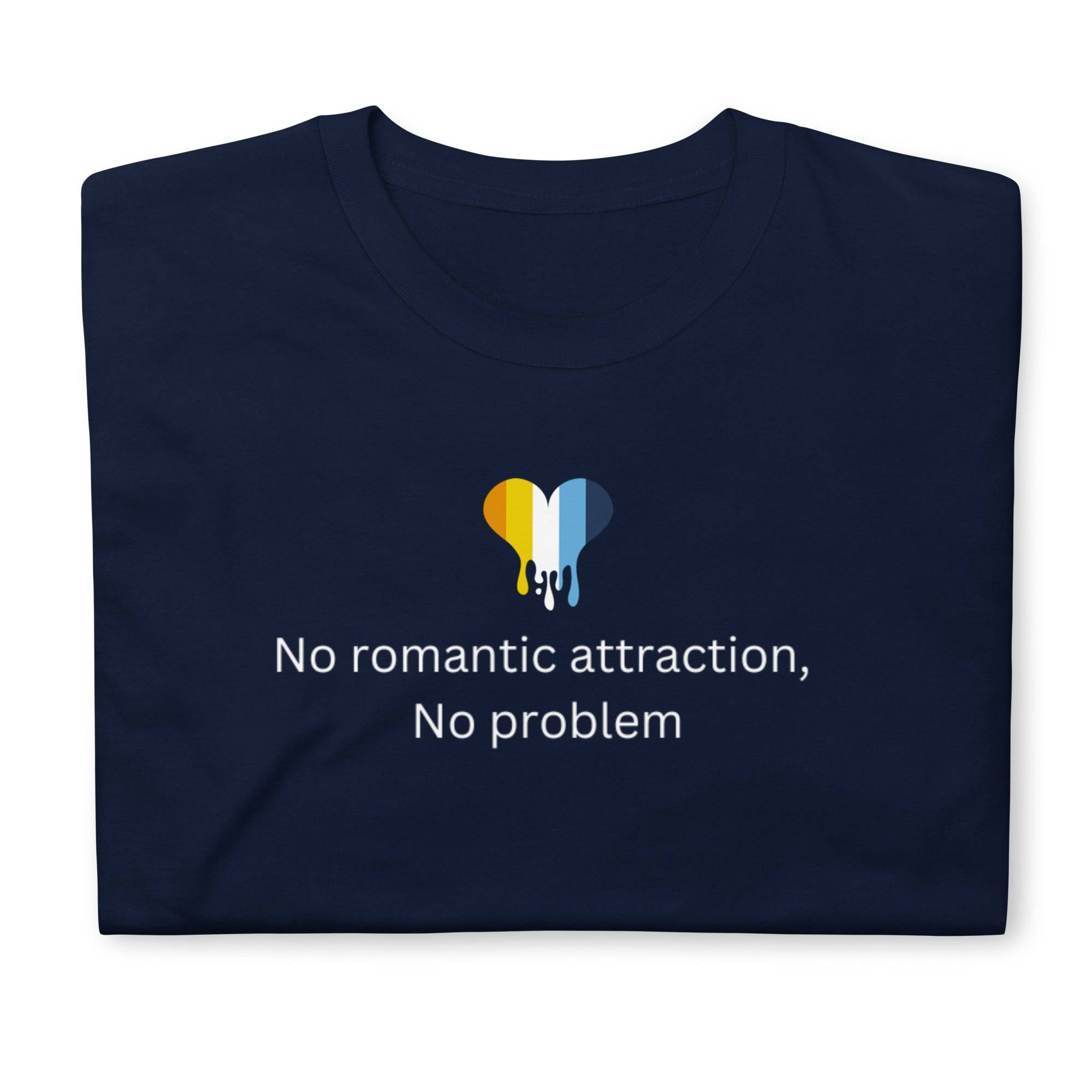 Aroace pride flag tee, view 5 — Rose Gold Co