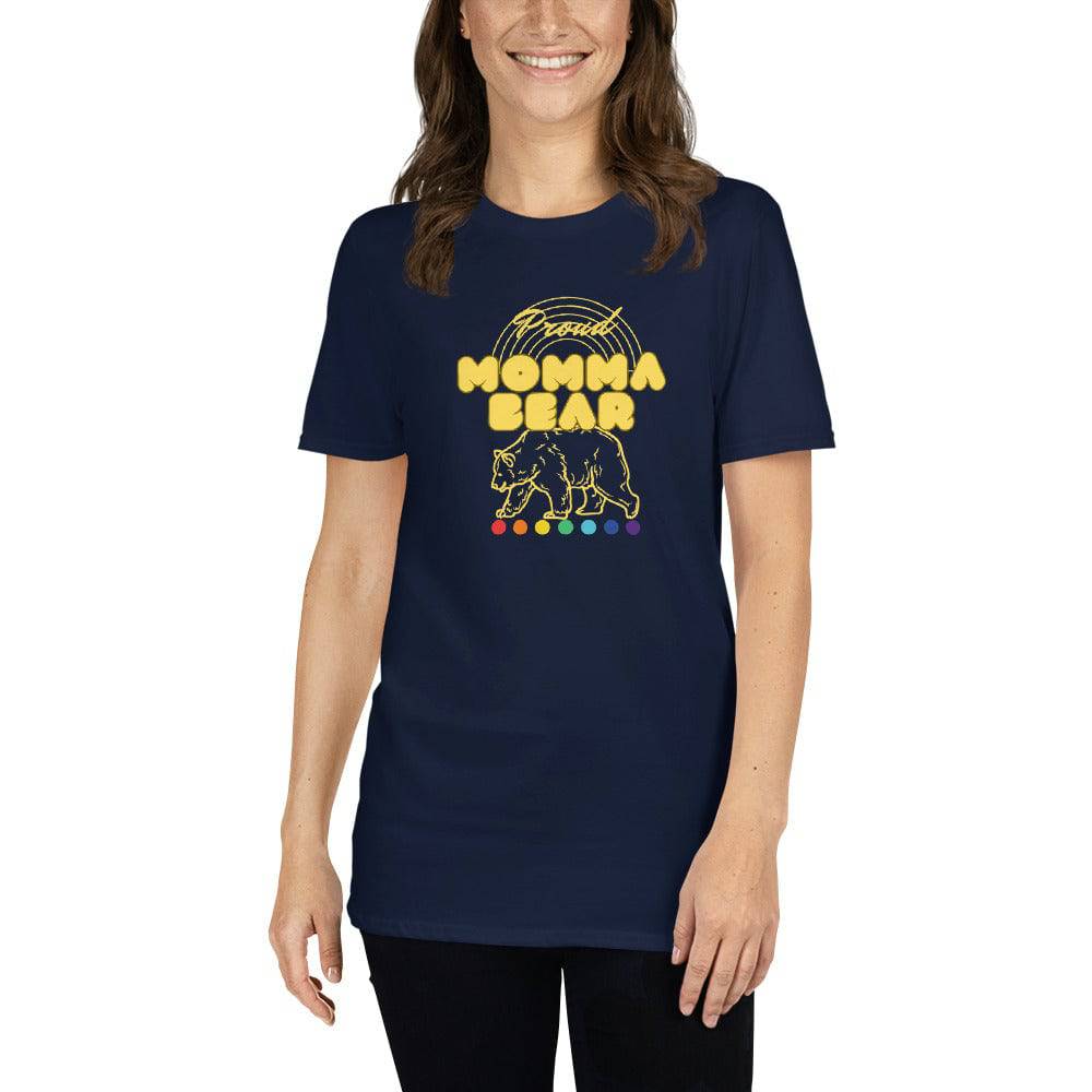 Momma Bear proud mom ally t-shirt, view 8 — Rose Gold Co