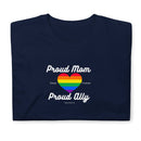 Proud Mom Ally Pride Short-Sleeve Unisex T-Shirt - Rose Gold Co. Shop