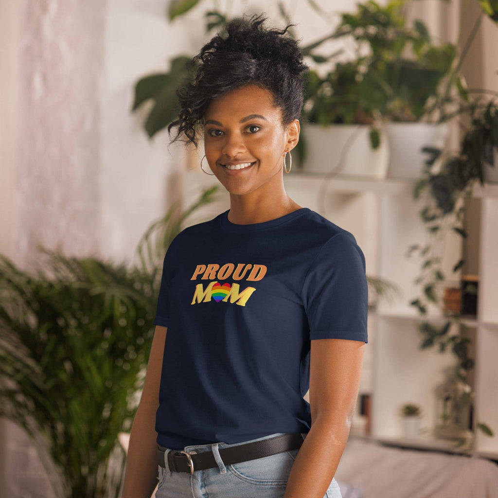 Proud Mom rainbow pride t-shirt, view 7 — Rose Gold Co