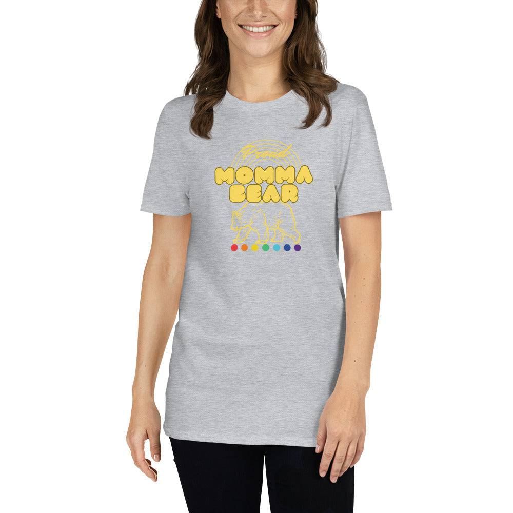 Momma Bear proud mom ally t-shirt, view 9 — Rose Gold Co