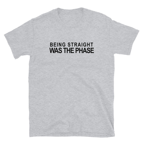 Being Straight Was The Phase graphic tee, view 2 — Rose Gold Co