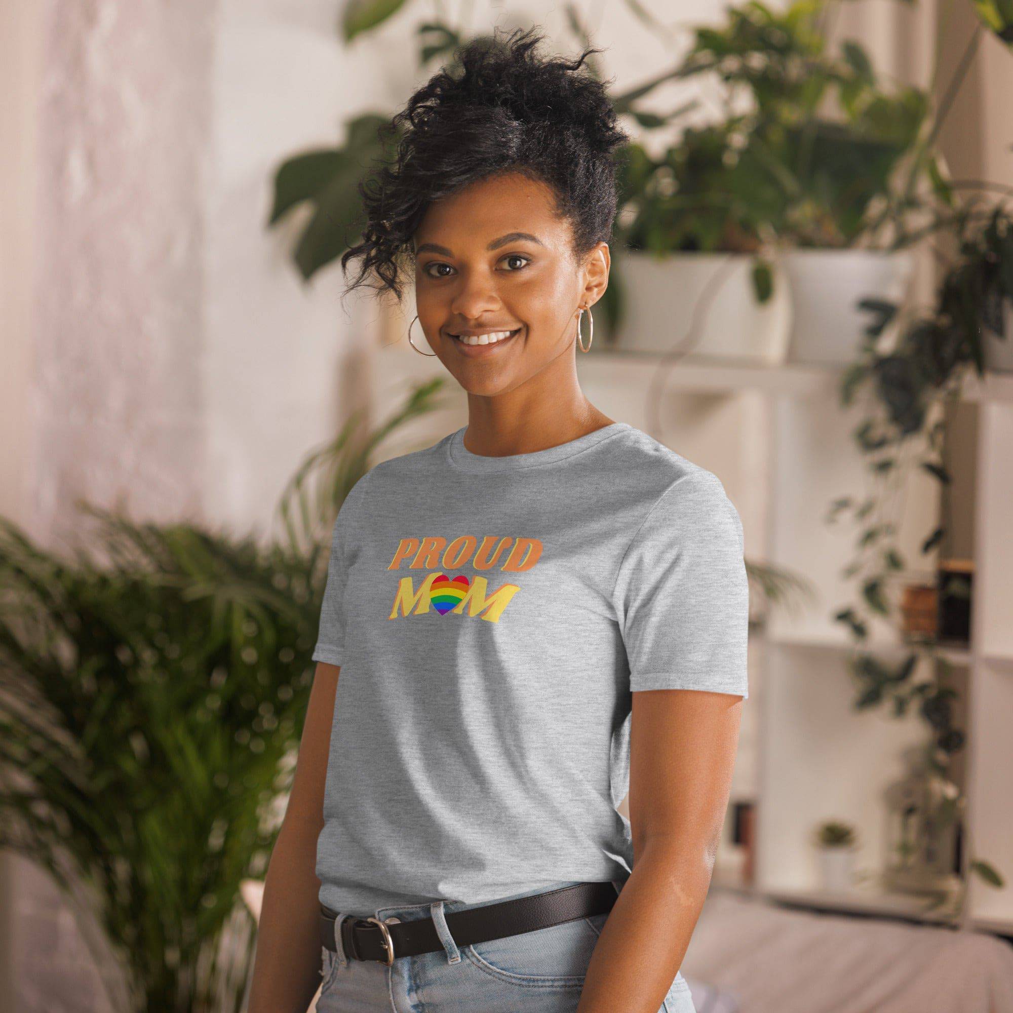 Proud Mom rainbow pride t-shirt, view 11 — Rose Gold Co