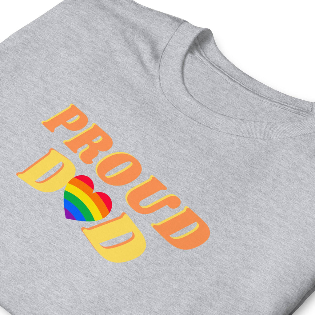 Proud Dad LGBT ally pride t-shirt, view 10 — Rose Gold Co