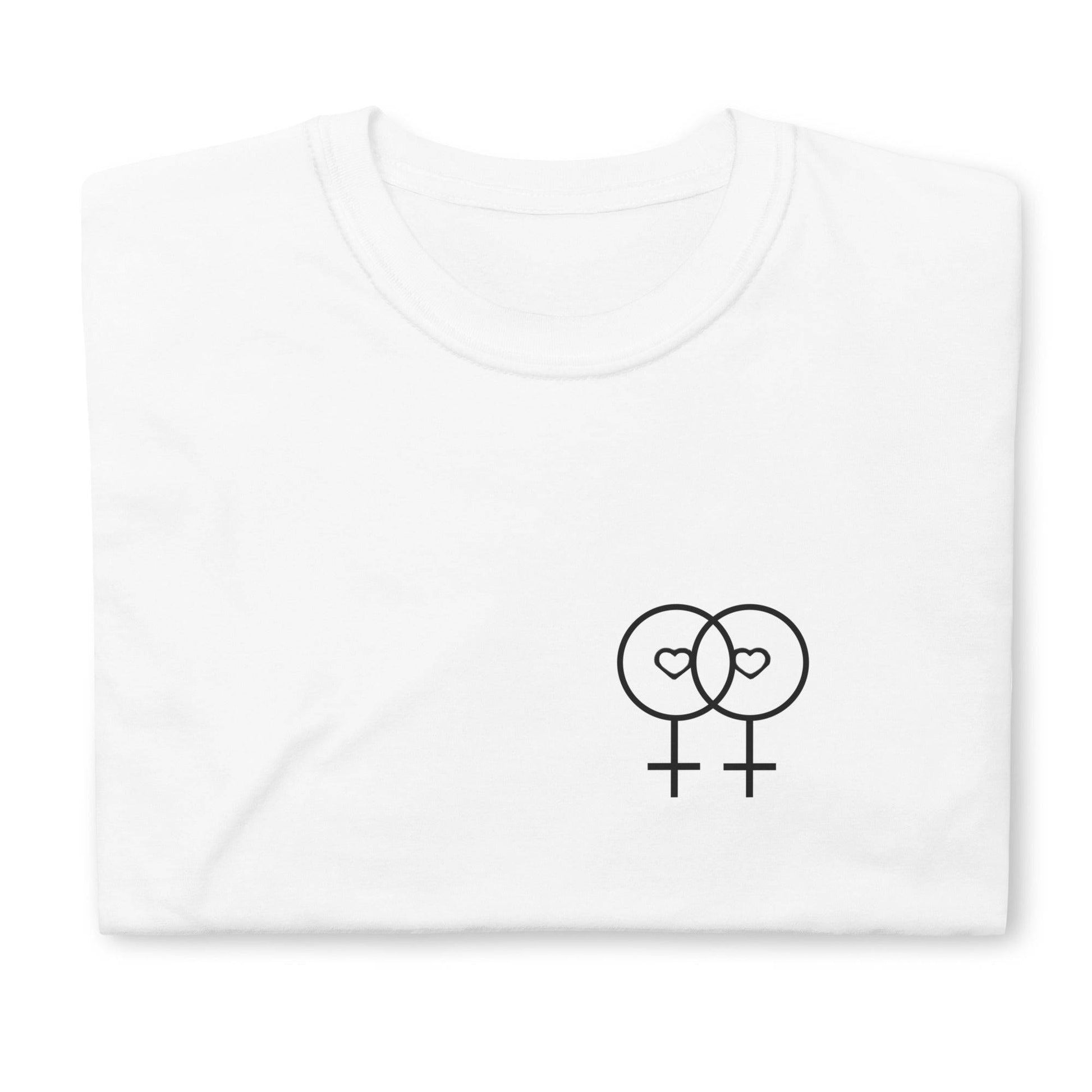 Double Female Sign Lesbian WLW pride Shirt - Rose Gold Co. Shop