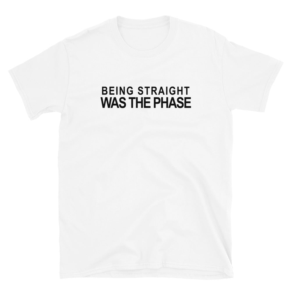 Being Straight Was The Phase graphic tee, view 6 — Rose Gold Co