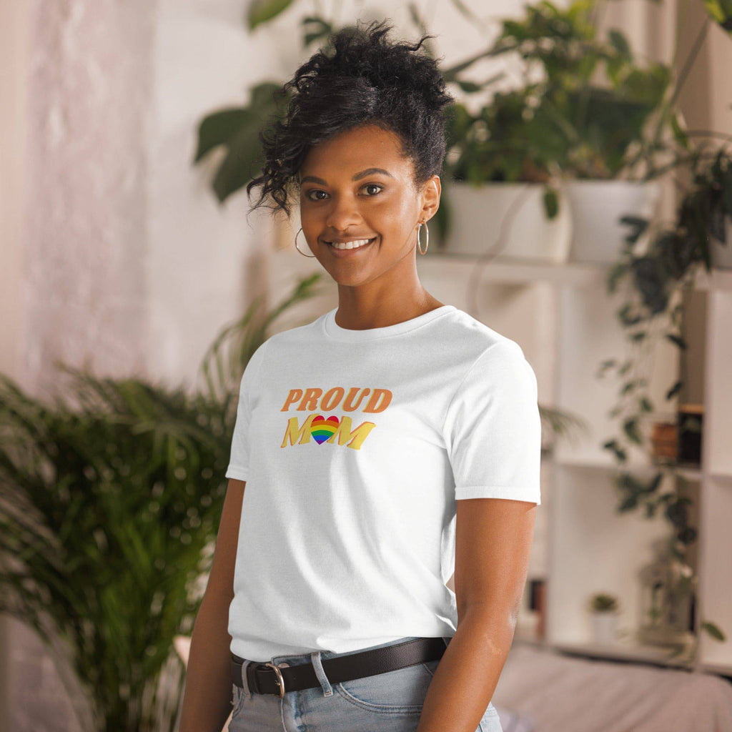 Proud Mom rainbow pride t-shirt, view 13 — Rose Gold Co