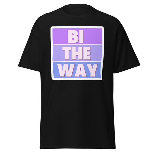 Bi the Way tee, back view — Rose Gold Co
