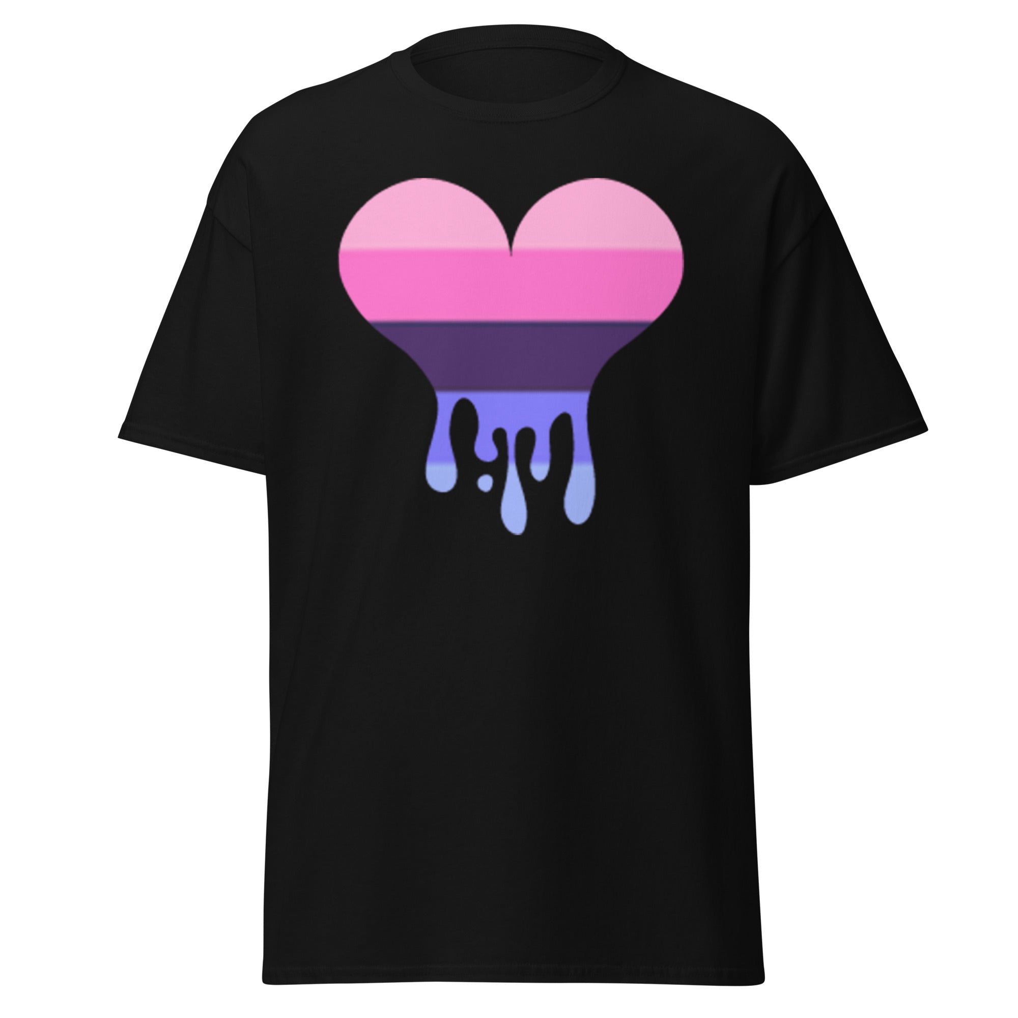 Omnisexual pride flag short sleeve tee — Rose Gold Co