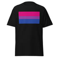 Bisexual pride flag short sleeve tee — Rose Gold Co