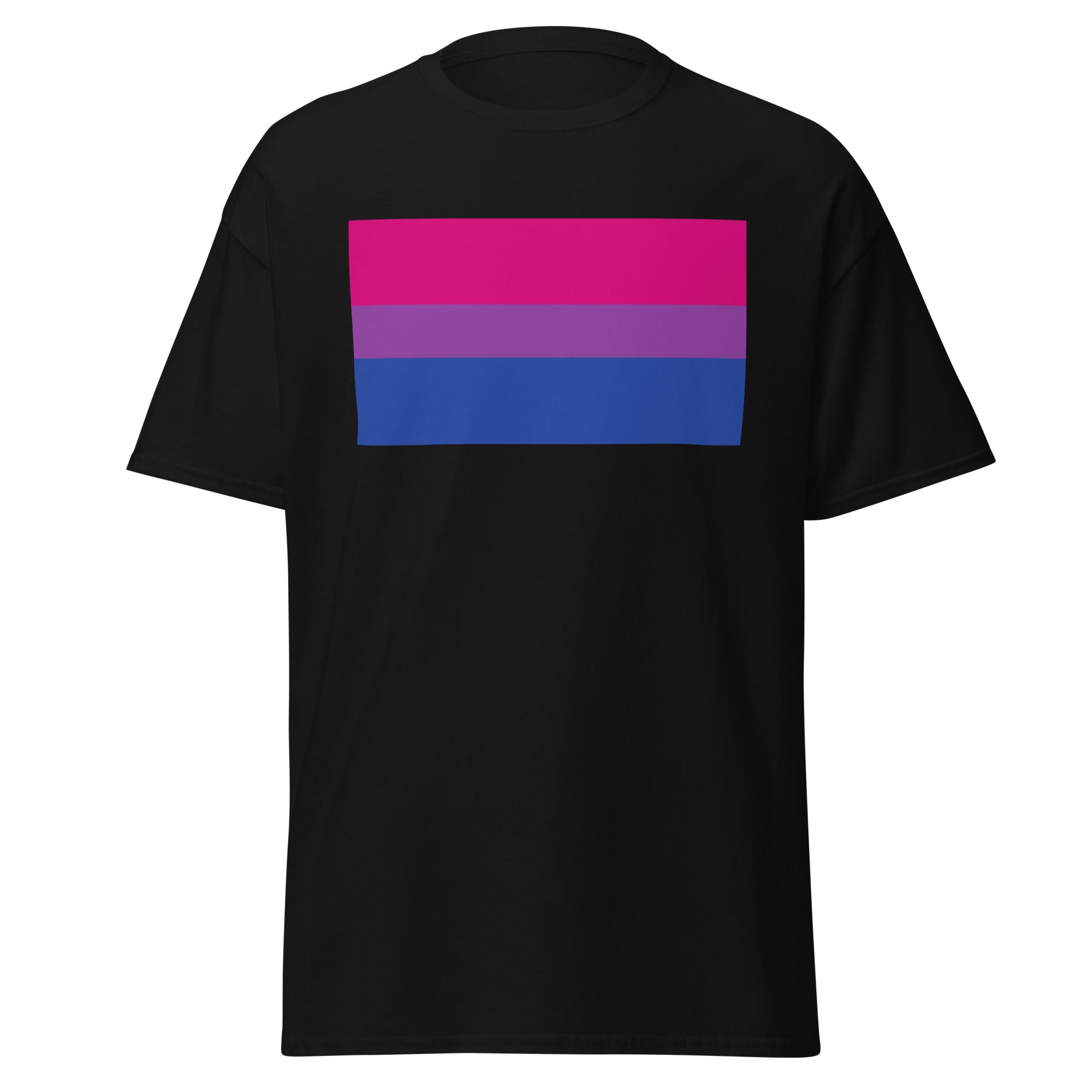 Bisexual pride flag short sleeve tee — Rose Gold Co