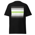 Agender pride flag tee — Rose Gold Co