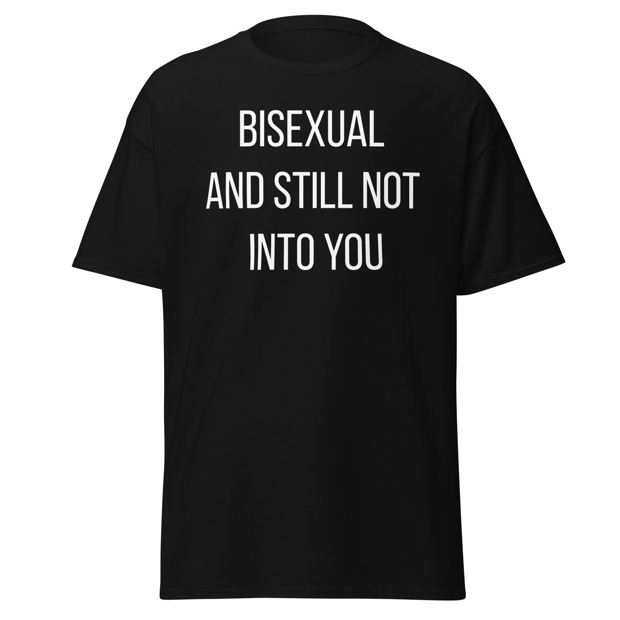 "Both Is Good" bisexual pride meme tee, view 2 — Rose Gold Co