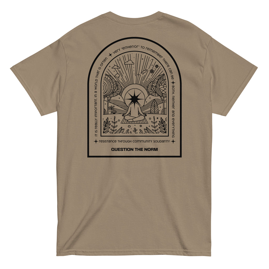 Cisn't Question the Norm premium tee, view 16 — Rose Gold Co