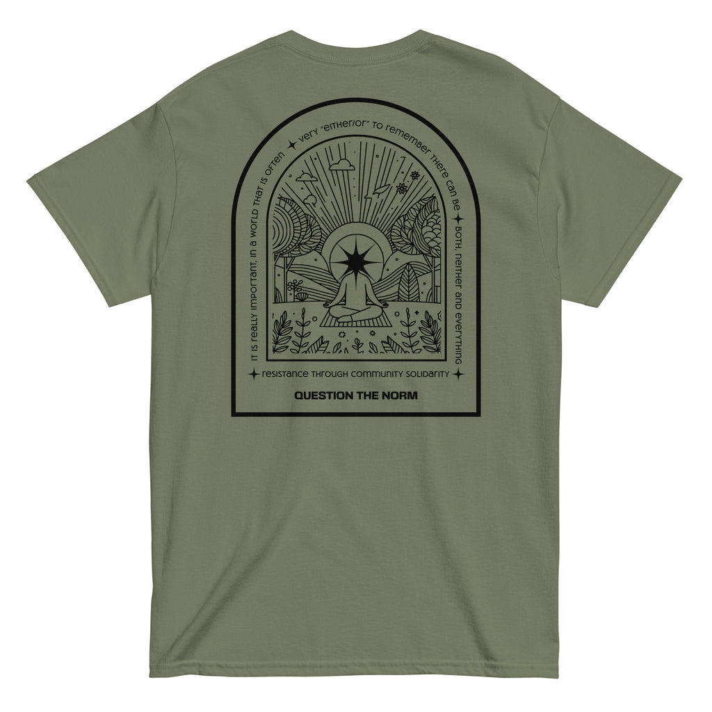 Cisn't Question the Norm premium tee, view 12 — Rose Gold Co