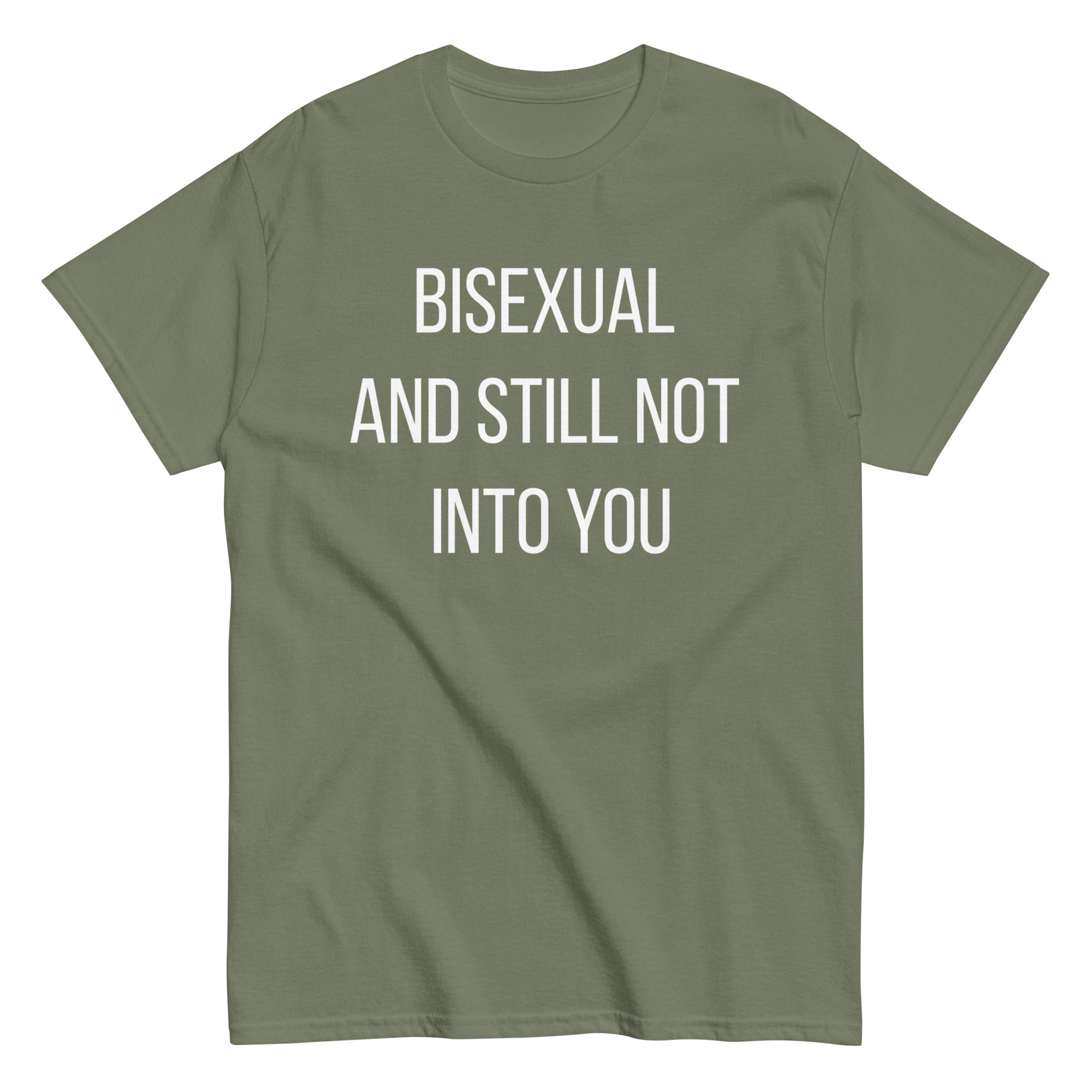"Big Bisexual Energy" bisexual pride graphic tee, view 2 — Rose Gold Co