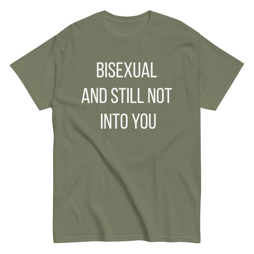 "Big Bisexual Energy" bisexual pride graphic tee, view 2 — Rose Gold Co