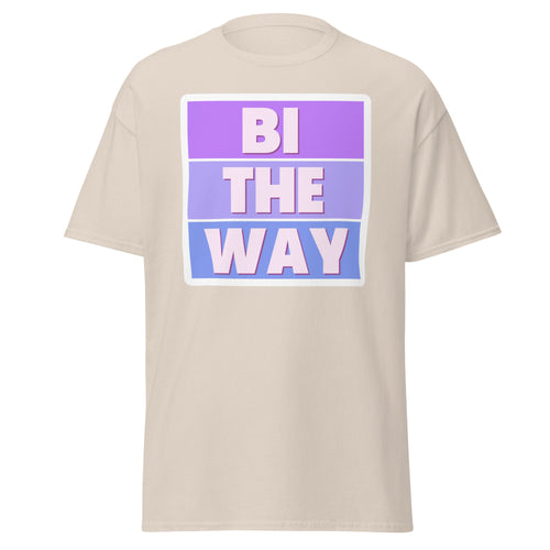 Bi the Way tee, front view — Rose Gold Co
