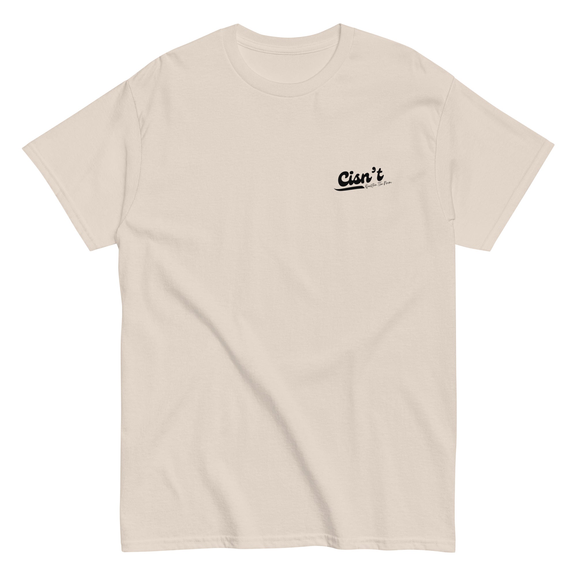 Cisn't Question the Norm premium tee, view 17 — Rose Gold Co