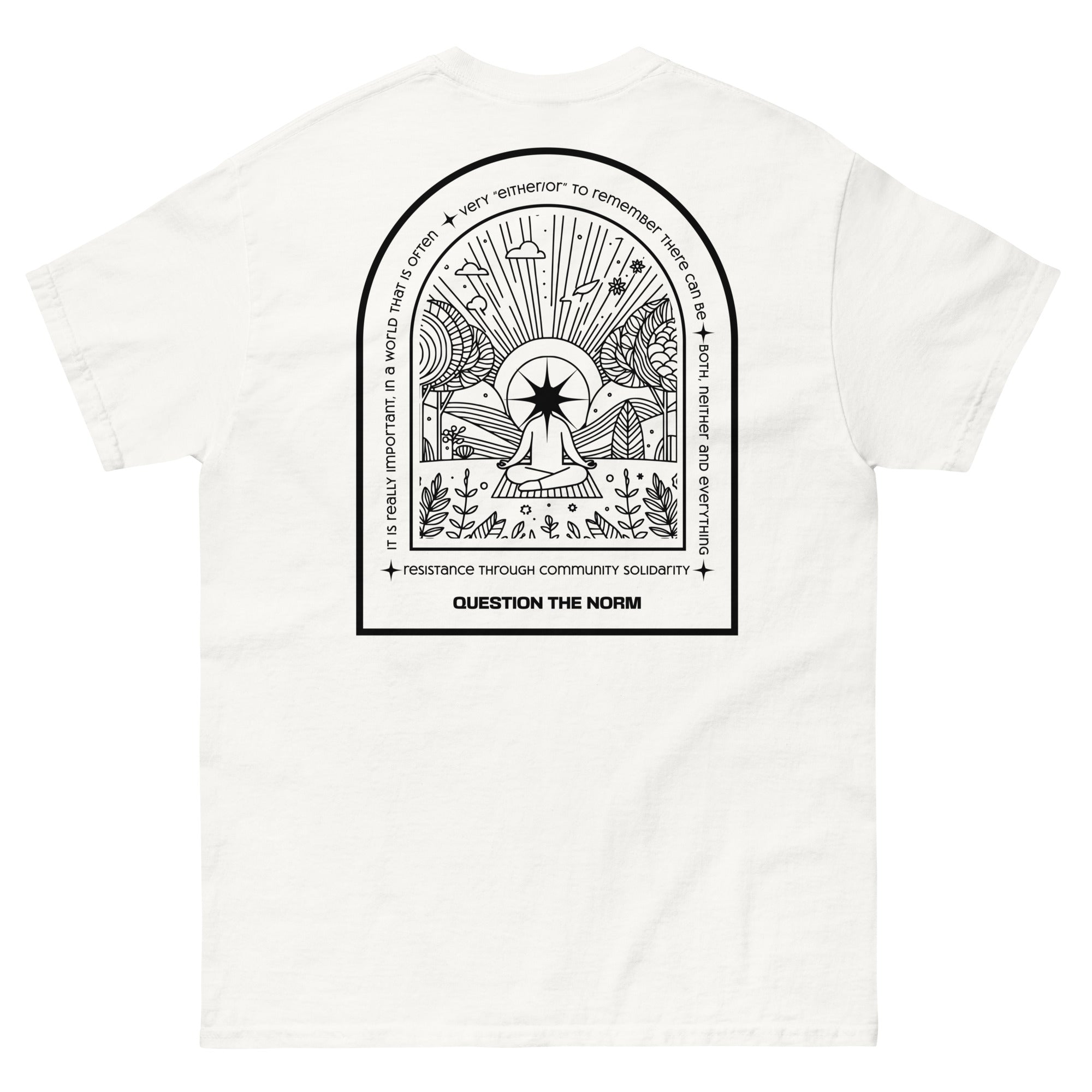 Cisn't Question the Norm premium tee, view 10 — Rose Gold Co