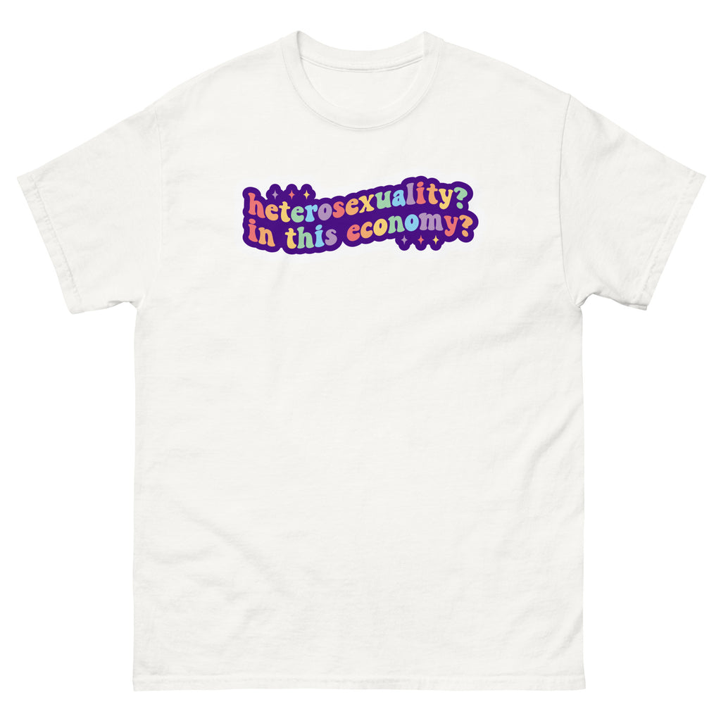 Heterosexuality In This Economy tee, view 5 — Rose Gold Co