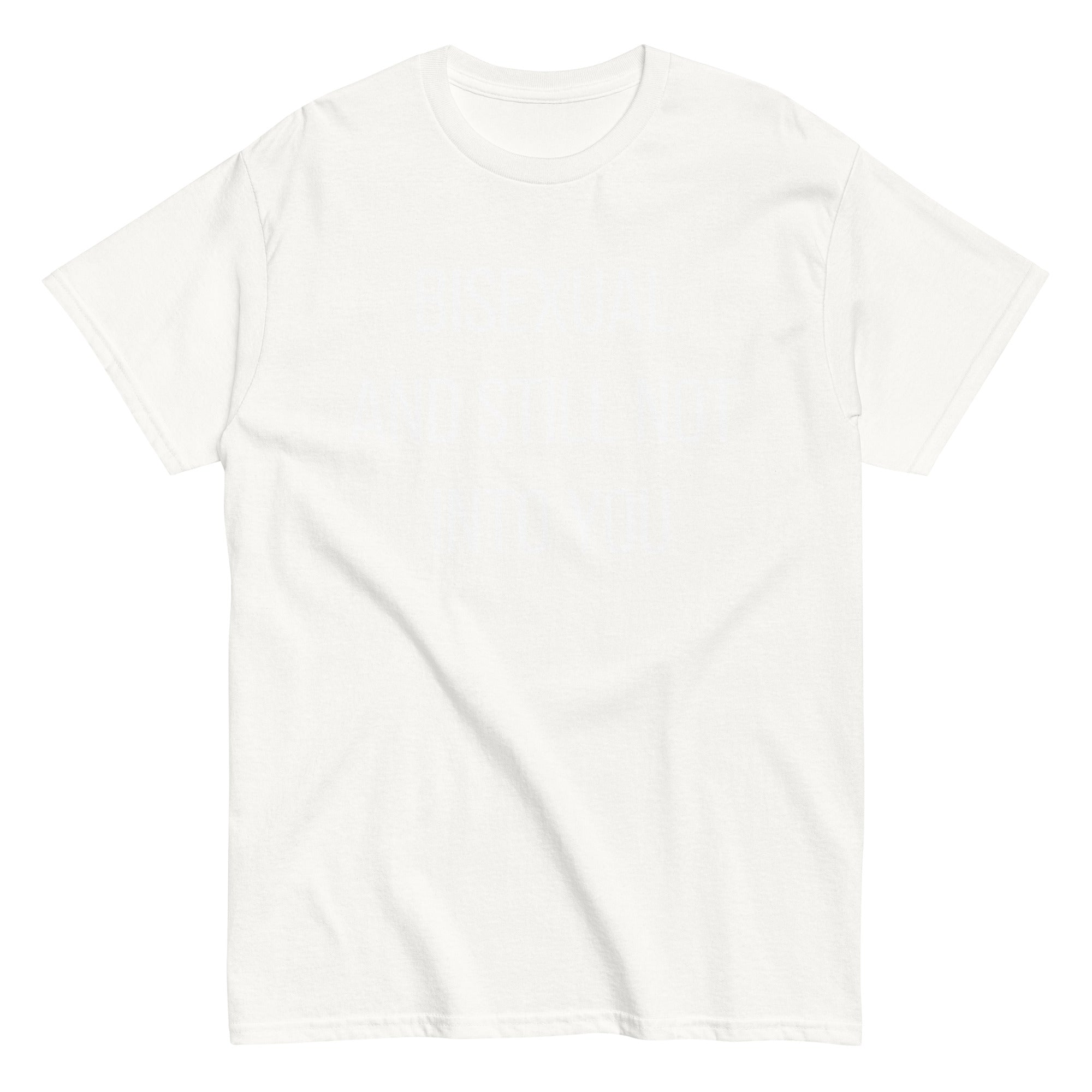 "Big Bisexual Energy" bisexual pride graphic tee, view 4 — Rose Gold Co
