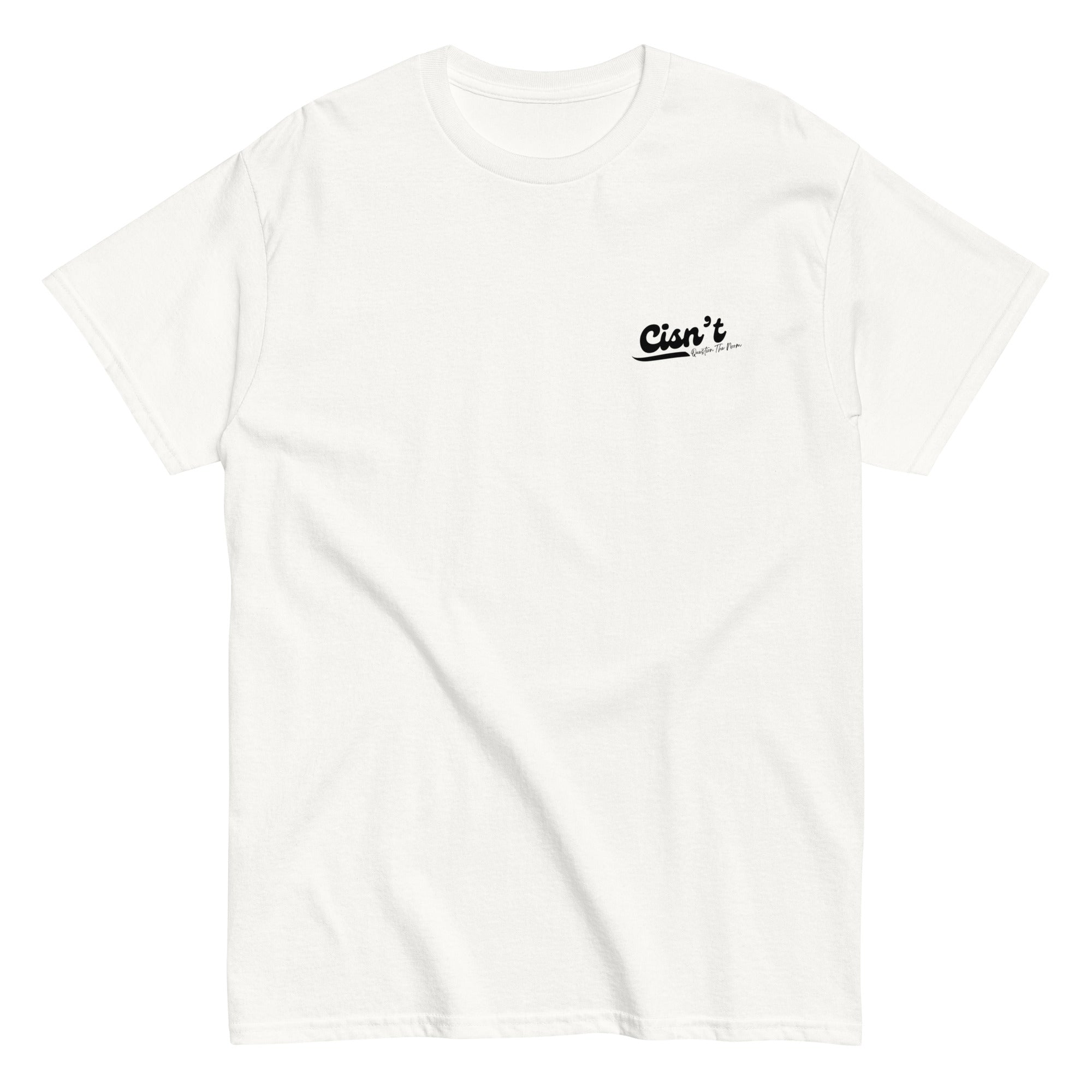 Cisn't Question the Norm premium tee, view 20 — Rose Gold Co