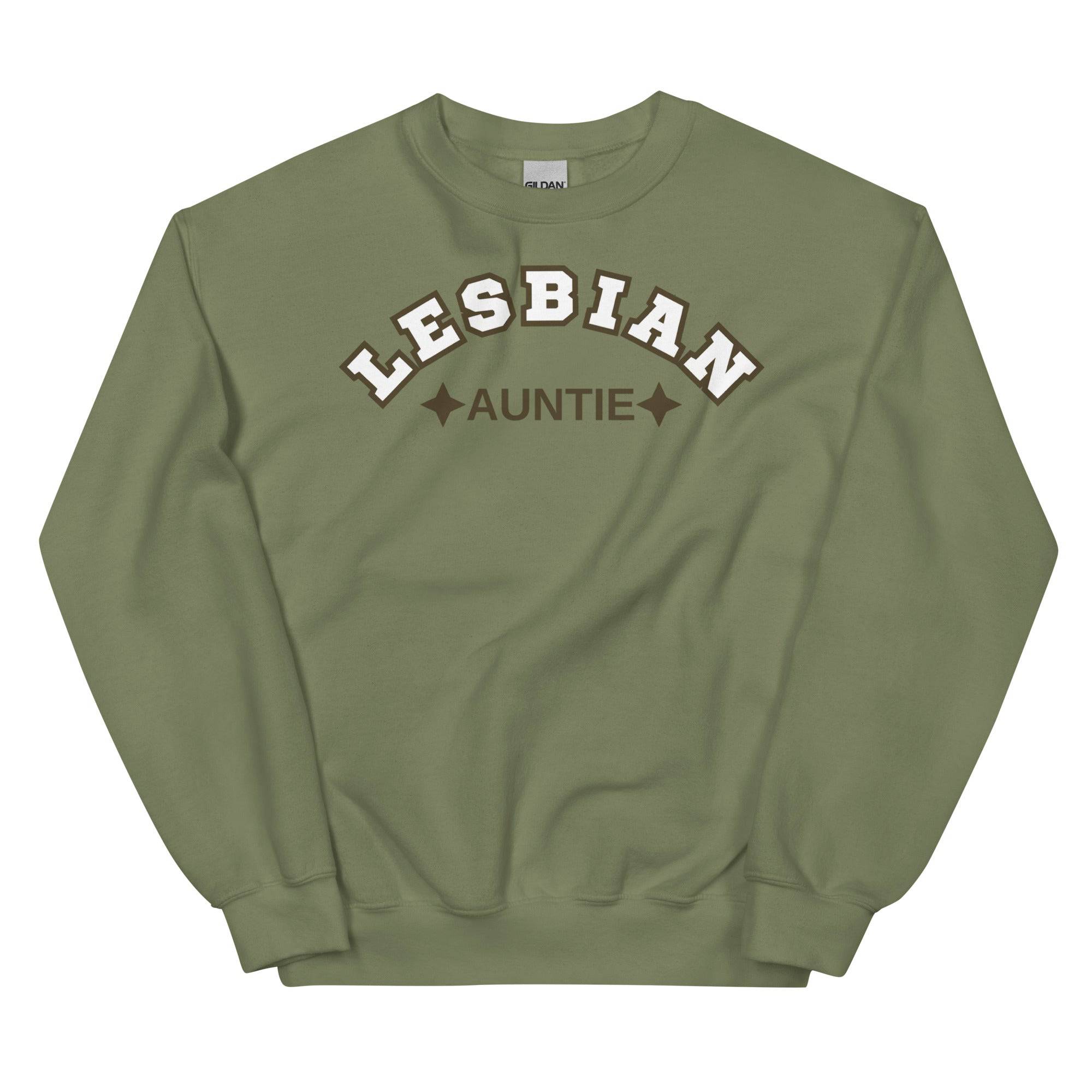 Lesbian Auntie Unisex Sweatshirt - Rose Gold Co. Shop