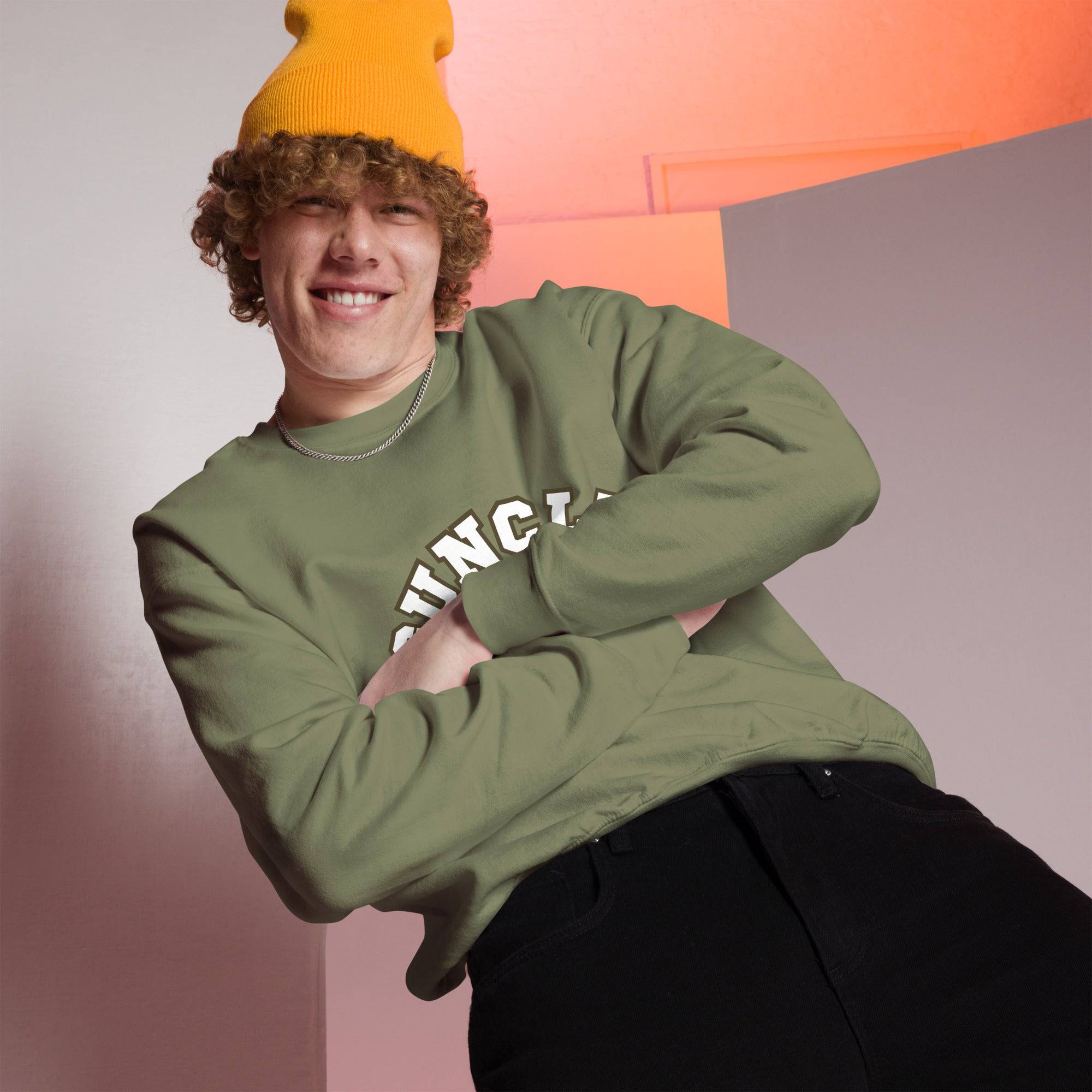 Guncle Gay Uncle Club sweatshirt, view 4 — Rose Gold Co