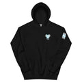 Demiboy Dripping Heart hoodie, front view — Rose Gold Co
