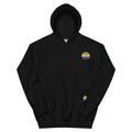 Melting Nonbinary Pride embroidered hoodie, view 10 — Rose Gold Co