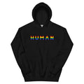 Human Rainbow hoodie, view 4 — Rose Gold Co