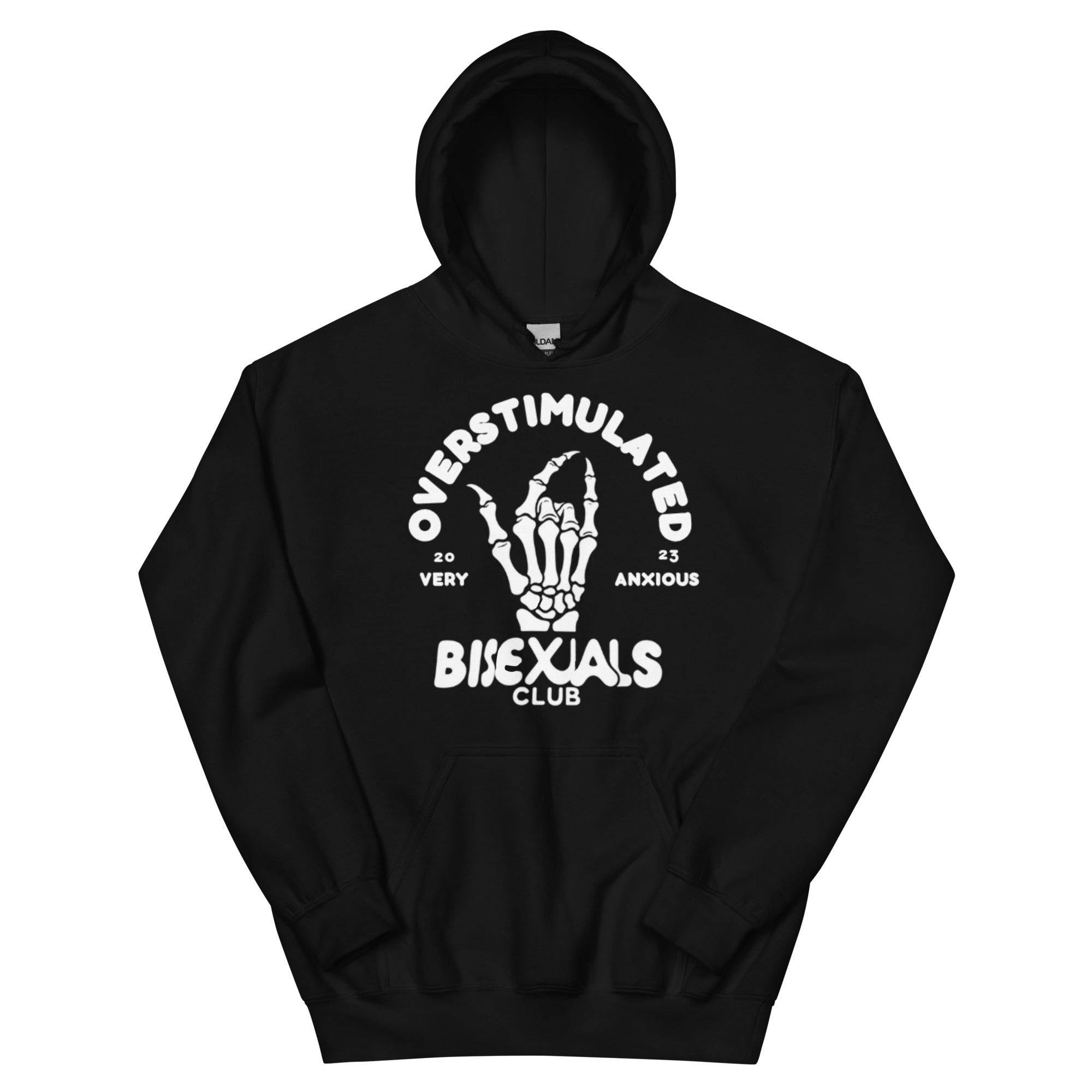 Overstimulated Bisexuals Club hoodie — Rose Gold Co