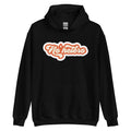 No Hetero pride hoodie, black, front view 2 — Rose Gold Co