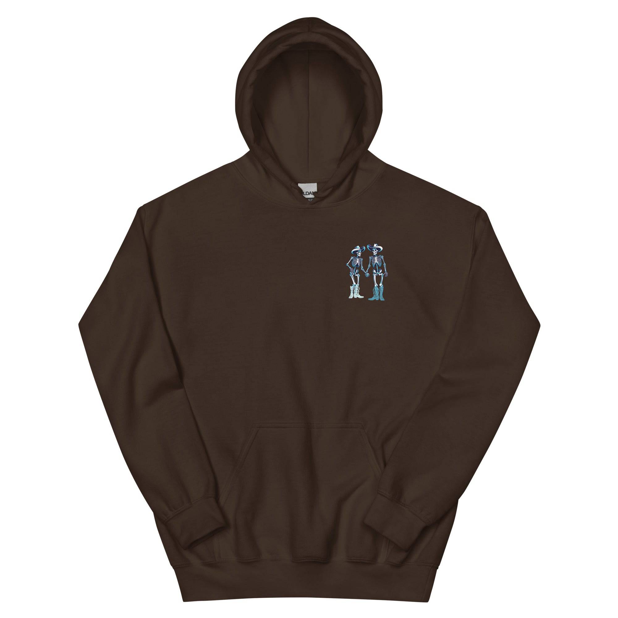 Love Is Love Skeleton hoodie, view 4 — Rose Gold Co