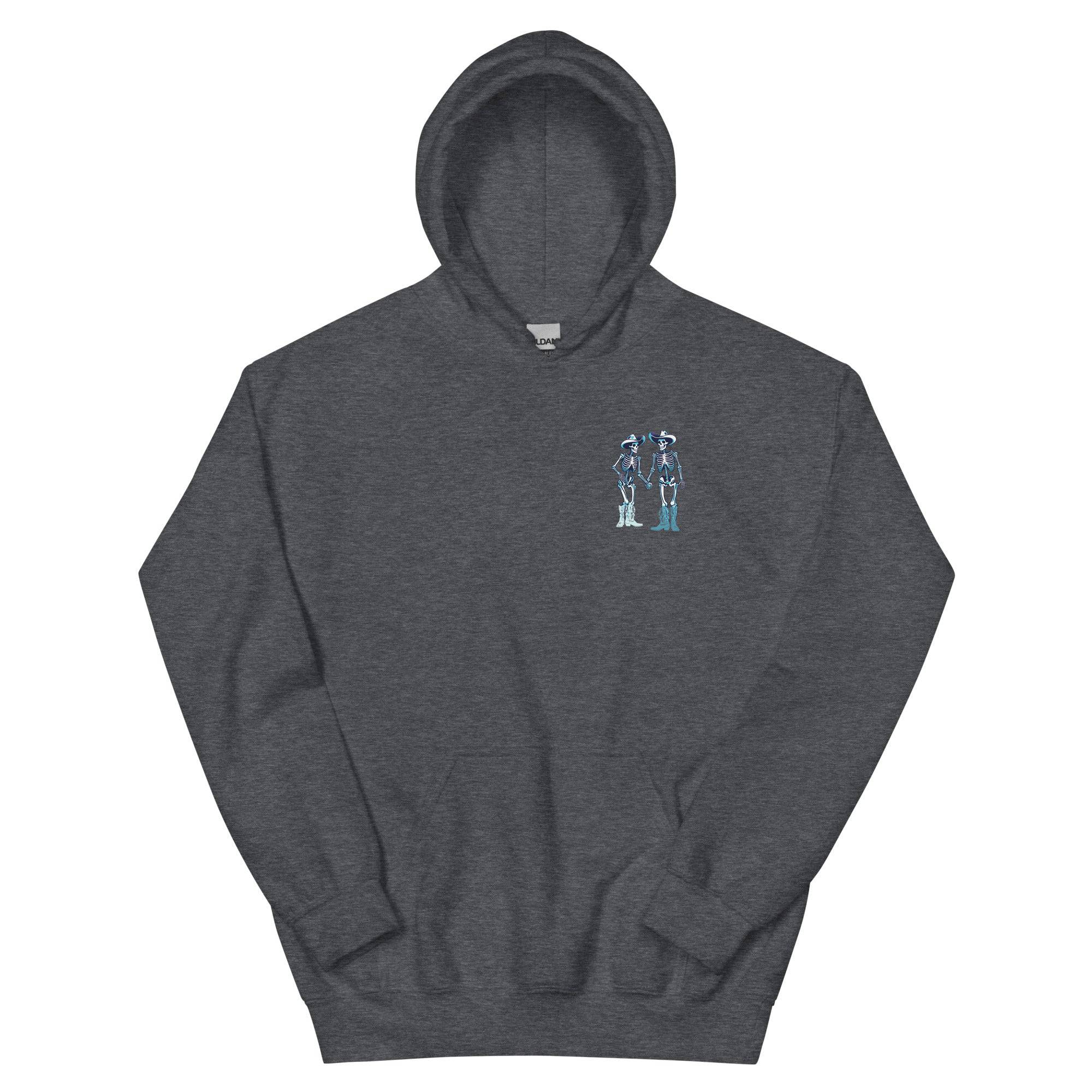 Love Is Love Skeleton hoodie, view 6 — Rose Gold Co