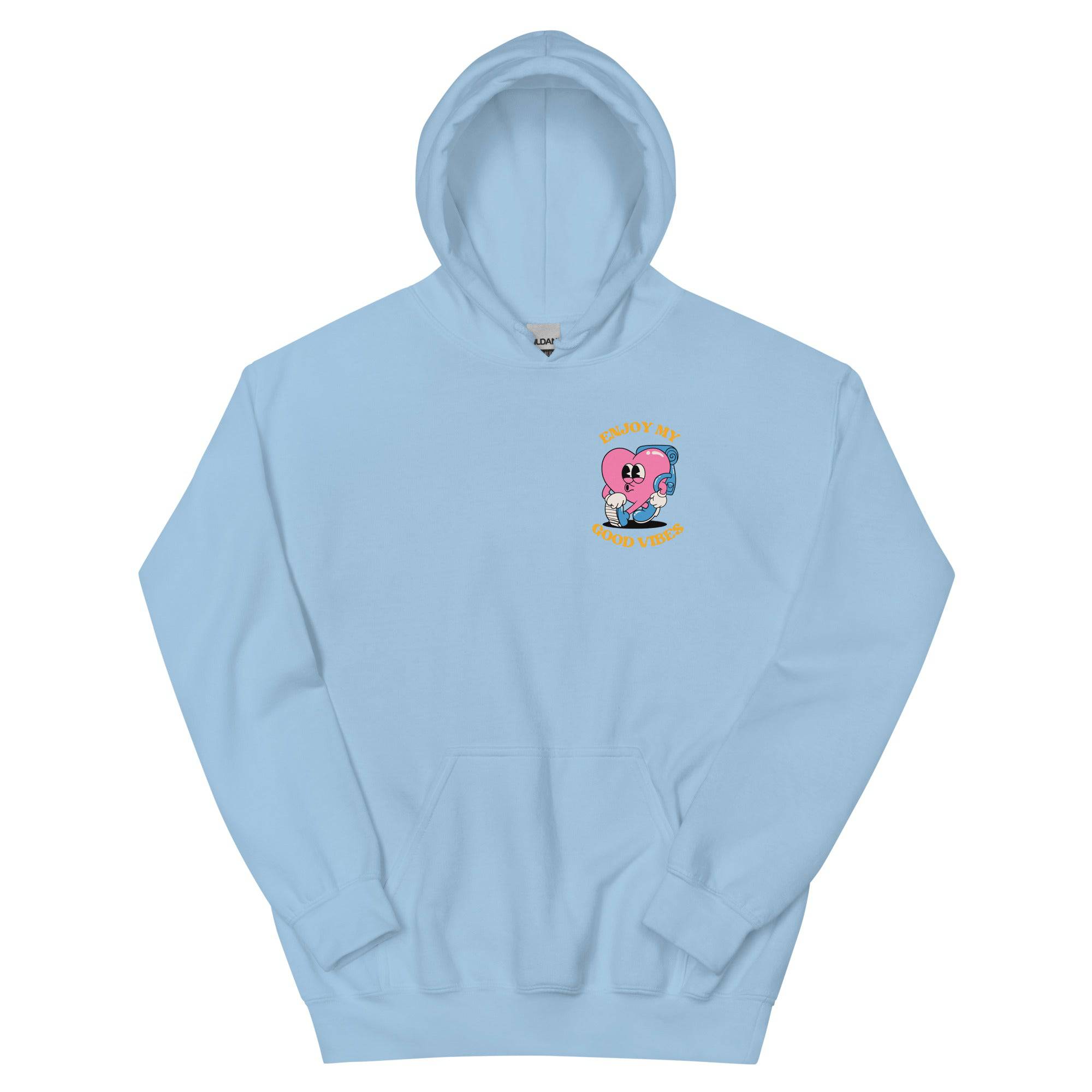 Kissing Girls Living My Best Life hoodie, view 7 — Rose Gold Co