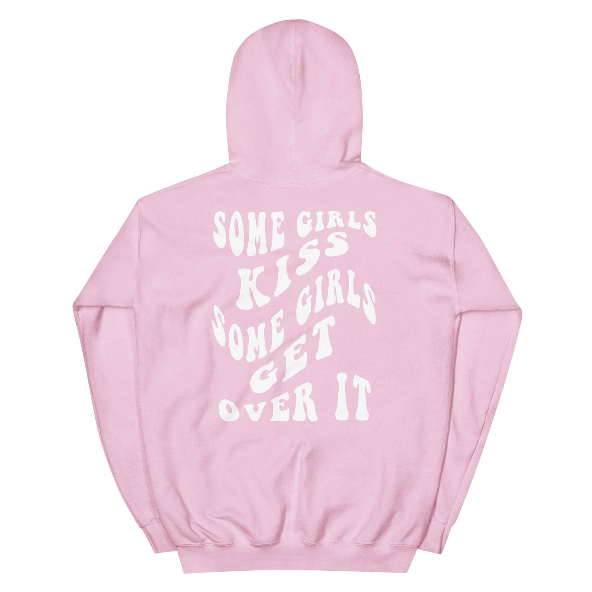 Some Girls Kiss Girls hoodie, view 7 — Rose Gold Co