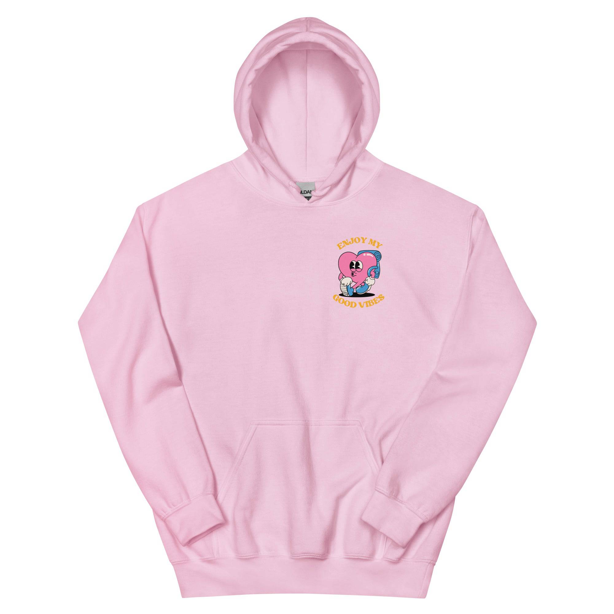 Kissing Girls Living My Best Life hoodie, view 11 — Rose Gold Co