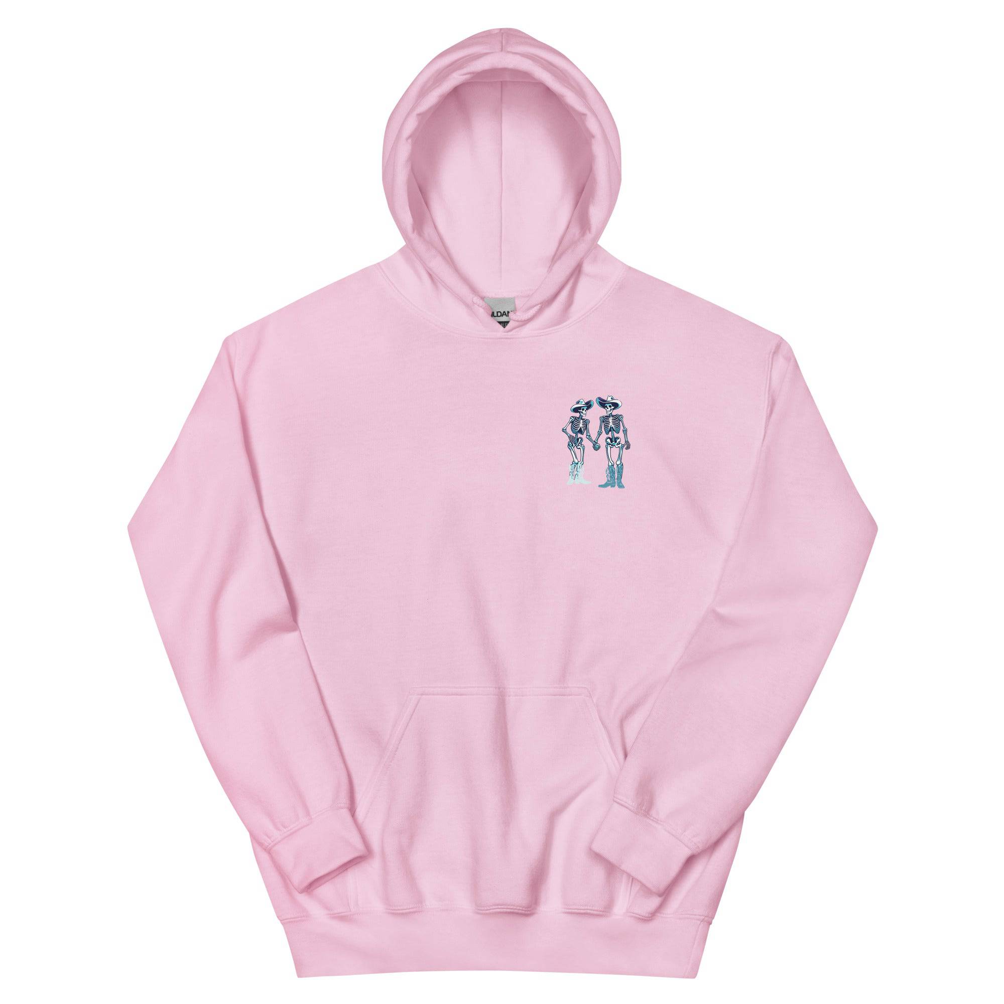 Love Is Love Skeleton hoodie, view 8 — Rose Gold Co