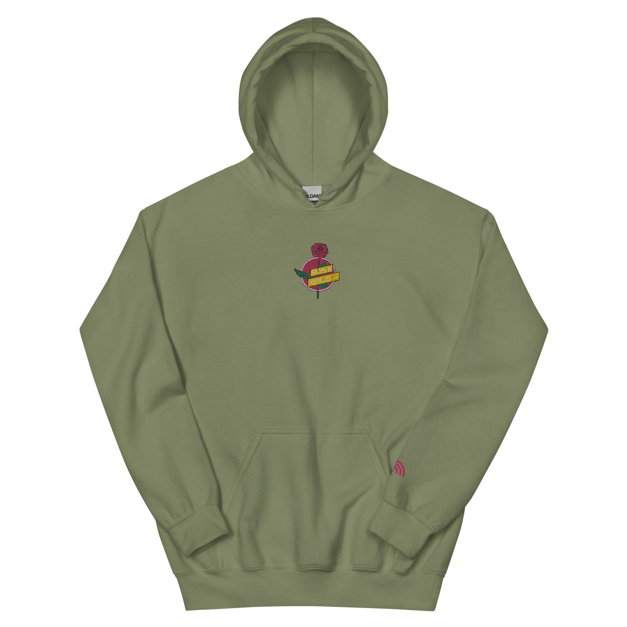 Rose Gold Co. logo hoodie, view 5 — Rose Gold Co