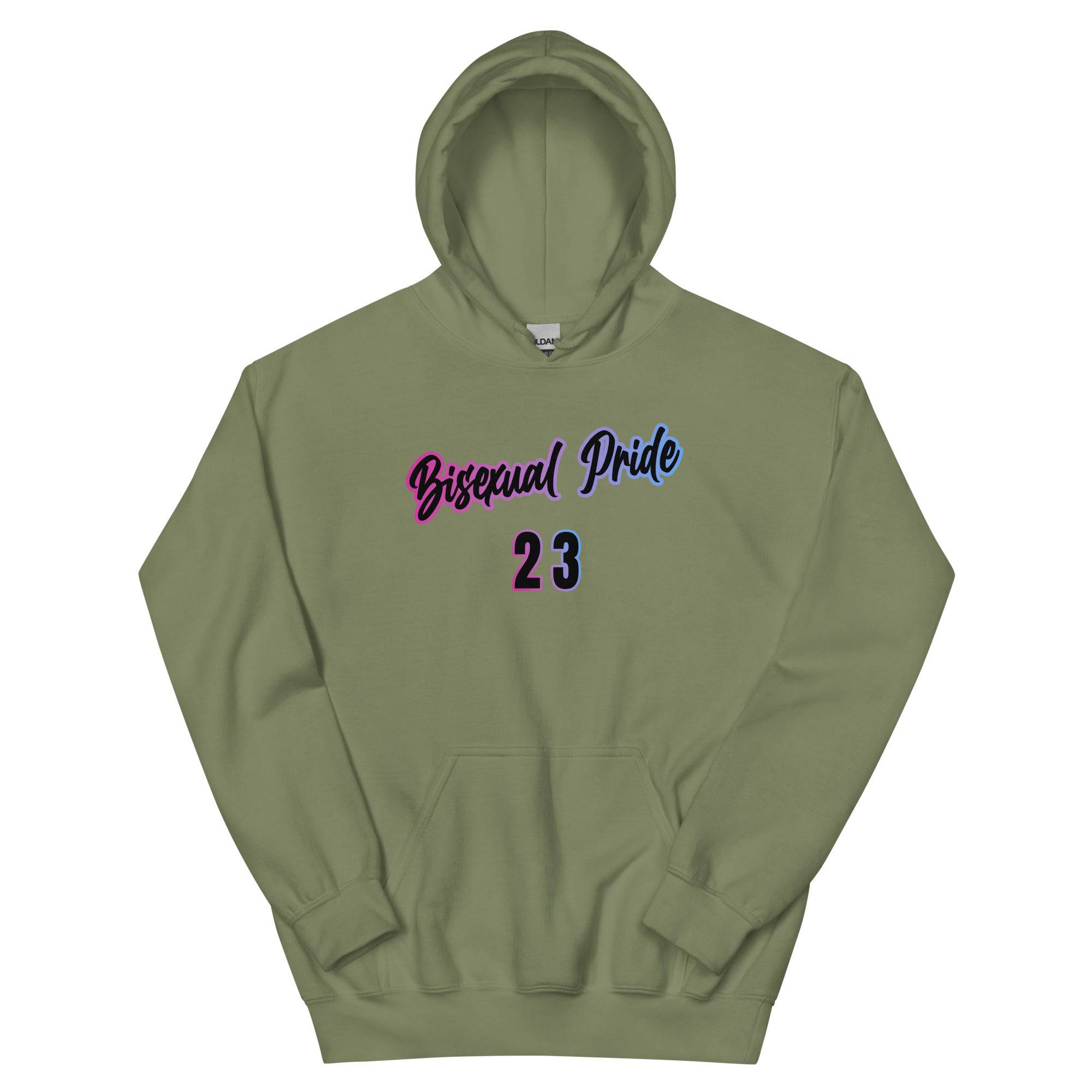Bisexual Pride Gradient hoodie, view 4 — Rose Gold Co
