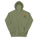 Premium Melting Rainbow Pride Embroidered Hoodie - Rose Gold Co. Shop