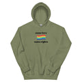 Same Love Same Rights rainbow hoodie, view 5 — Rose Gold Co