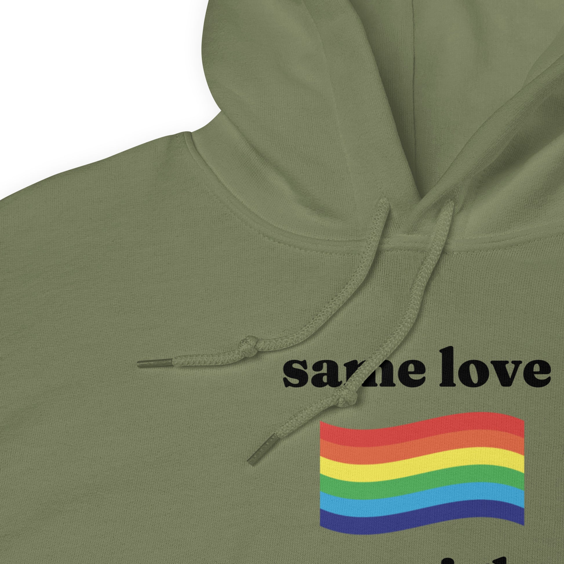 Same Love Same Rights Unisex Hoodie - Rose Gold Co. Shop