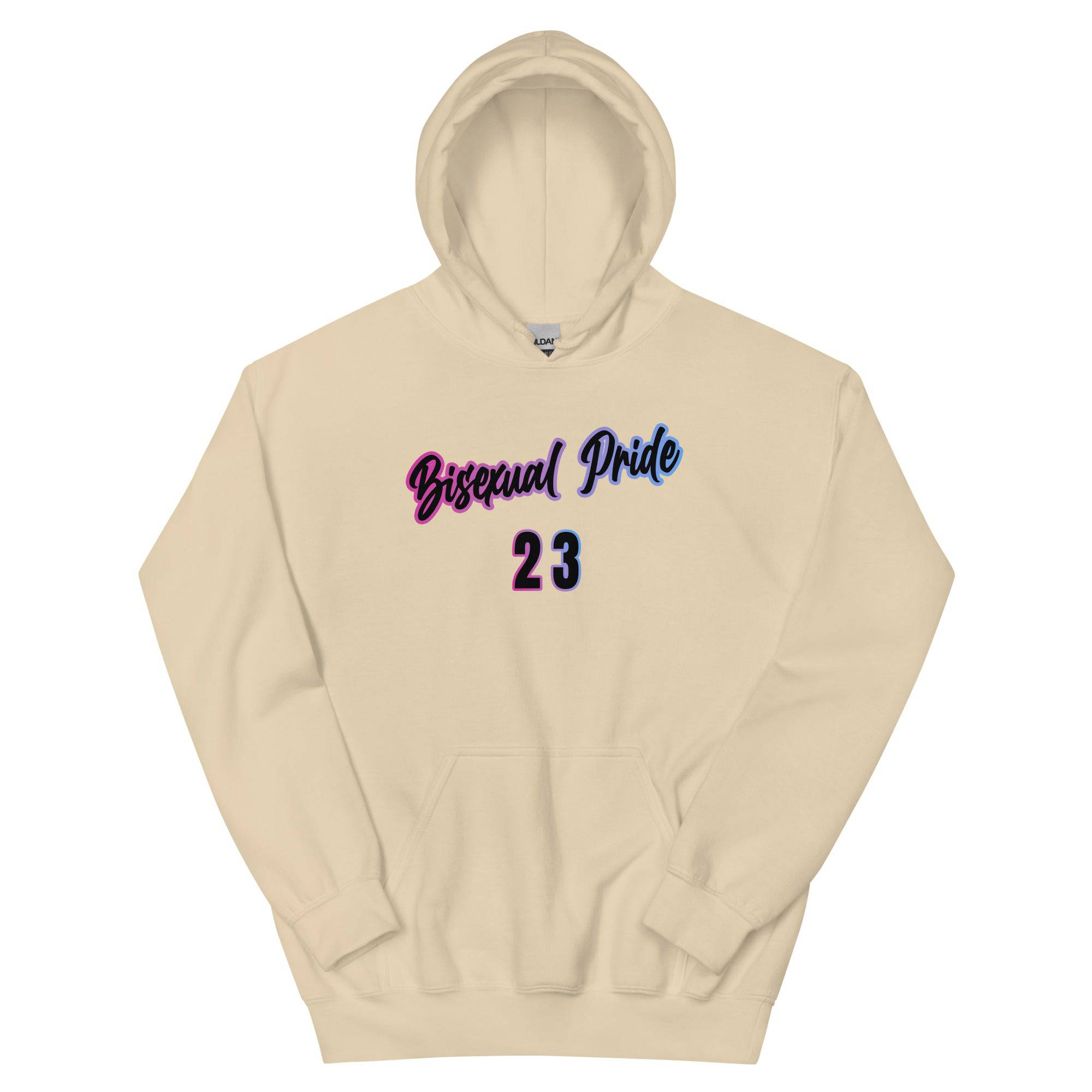 Bisexual Pride Gradient hoodie, view 5 — Rose Gold Co